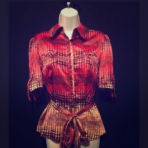 Woman’s mixit button down shirt